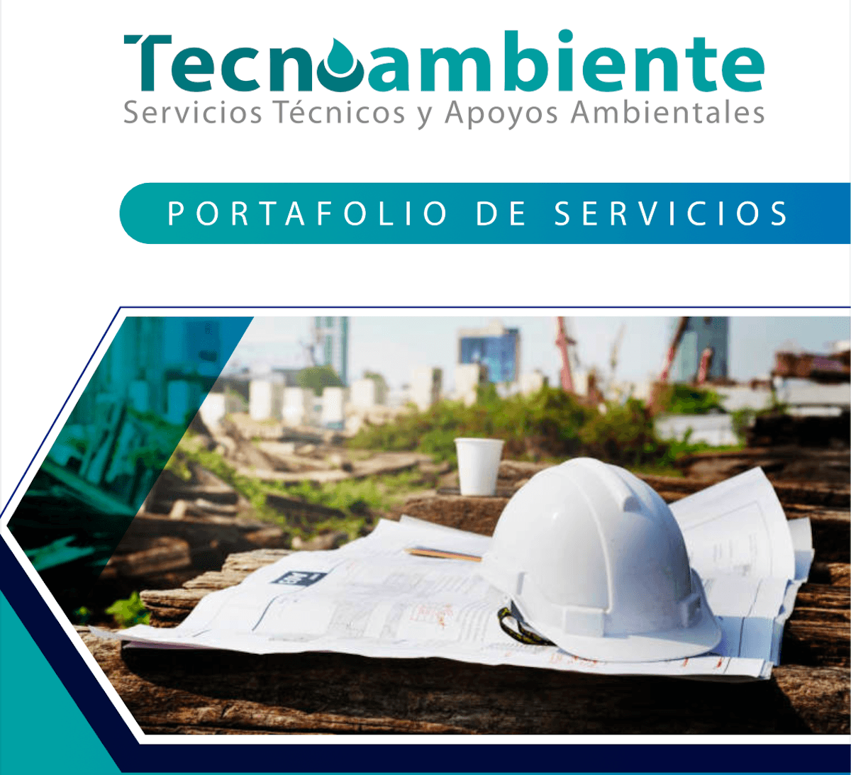 Portada del portafolio de servicios de Tecnoambiente